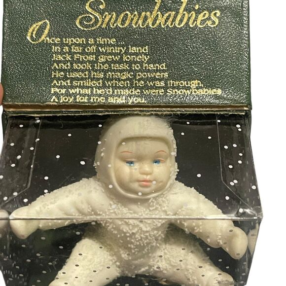 Dept 56 Snowbabies Christmas Ornament 79529 Sitting Clip On Does Not Light Up - Picture 4 of 9